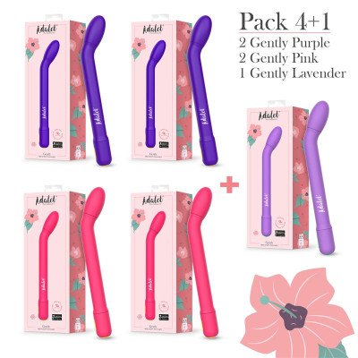 Pack 4 1 Gently Estimulador Punto G con APP