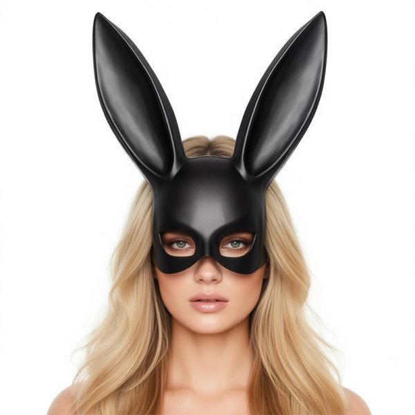 Maschera Coniglietto Allicia Nera