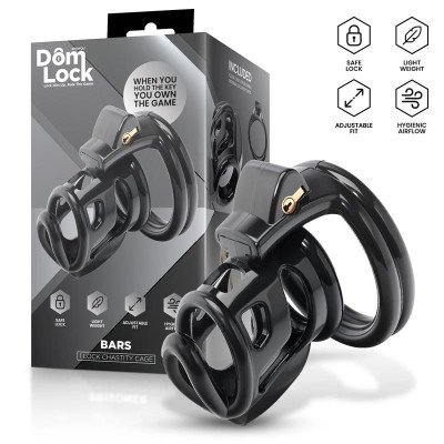 Bars Jaula para el Pene con Candado Interno