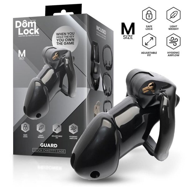 Guard Jaula para el Pene con Candado Interno Talla M