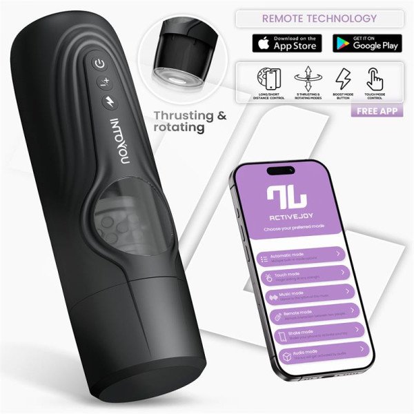 Egor Masturbatore Maschile con Rotazione e Thrusting con APP
