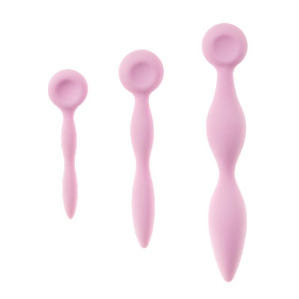 Dilatatori vaginali Intimrelax in silicone rosa