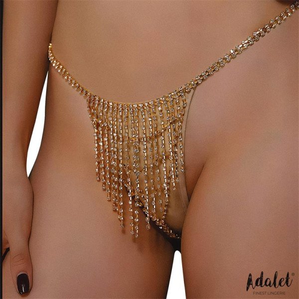 Samira Tanga Dorado Talla Única