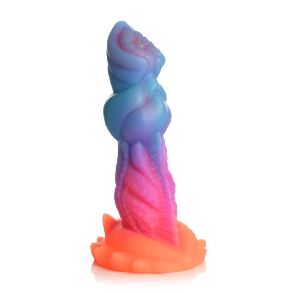Il dildo Aqua-Cock brilla al buio in silicone.