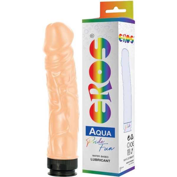 Dildo Pride Fun con Aqua Lub 300 ml