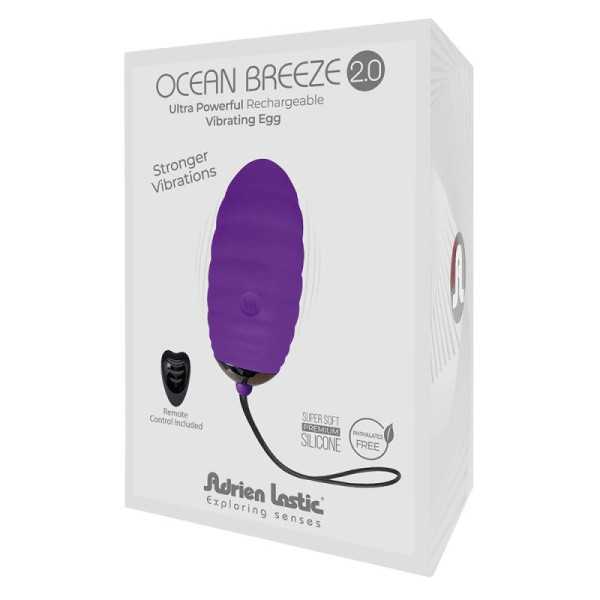 Uovo vibrante con telecomando Ocean Breeze 2.0 Purple