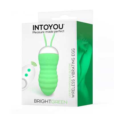 Brightgreen Vibrating Egg Remote Control USB Silicone