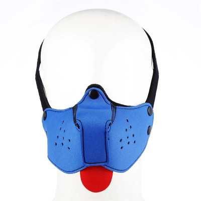 Neoprene Puppy Face Mask Blue