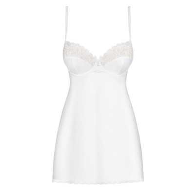 871 CHE 2 Chemise and Thong White