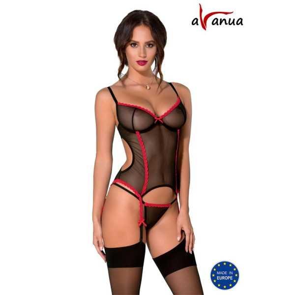 Corsetto DURU Nero/Rosso