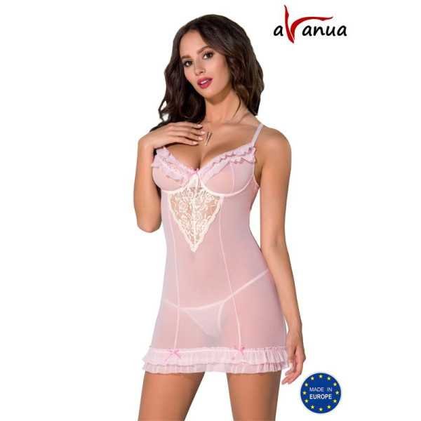 Camicia da notte Sisi rosa