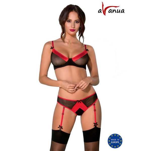 CYRA Set Nero/Rosso  Questo testo non ha un significato specifico in spagnolo. Potrebbe essere un nome di un set di prodotti o u